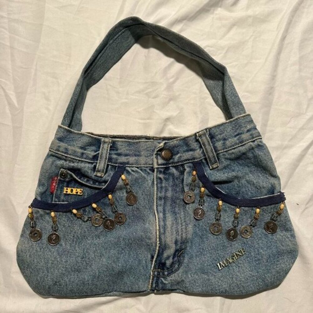handmade denim bag